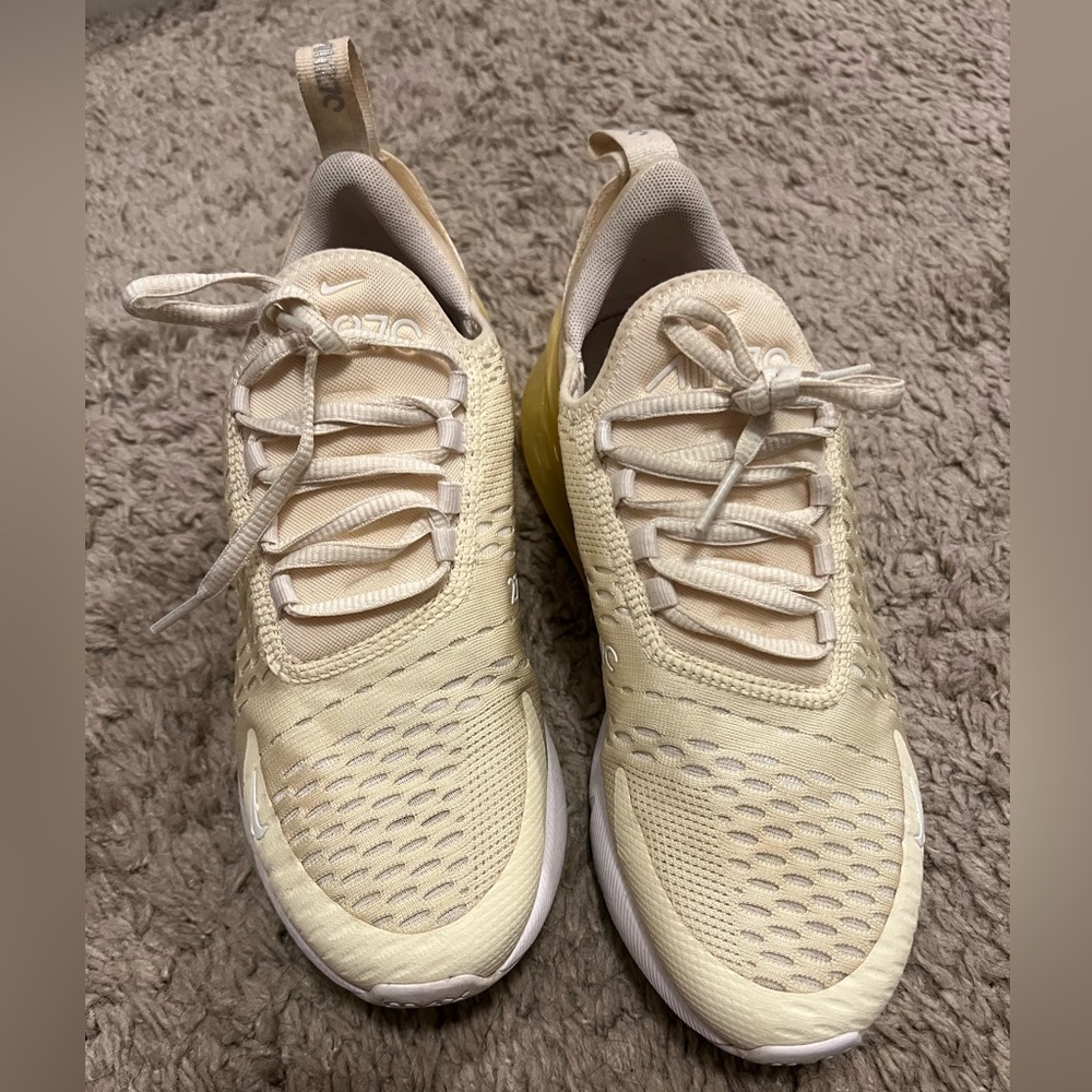 Coconut Milk Nike Air Max 270s